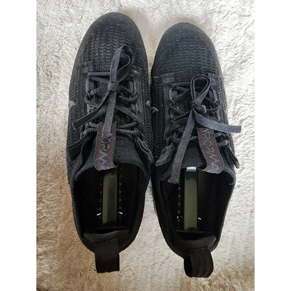 Nike Air VaporMax Black Recycled Material Youth 6.5 Mens Athletic Sneakers